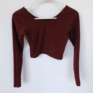 Lightly worn American apparel crop top